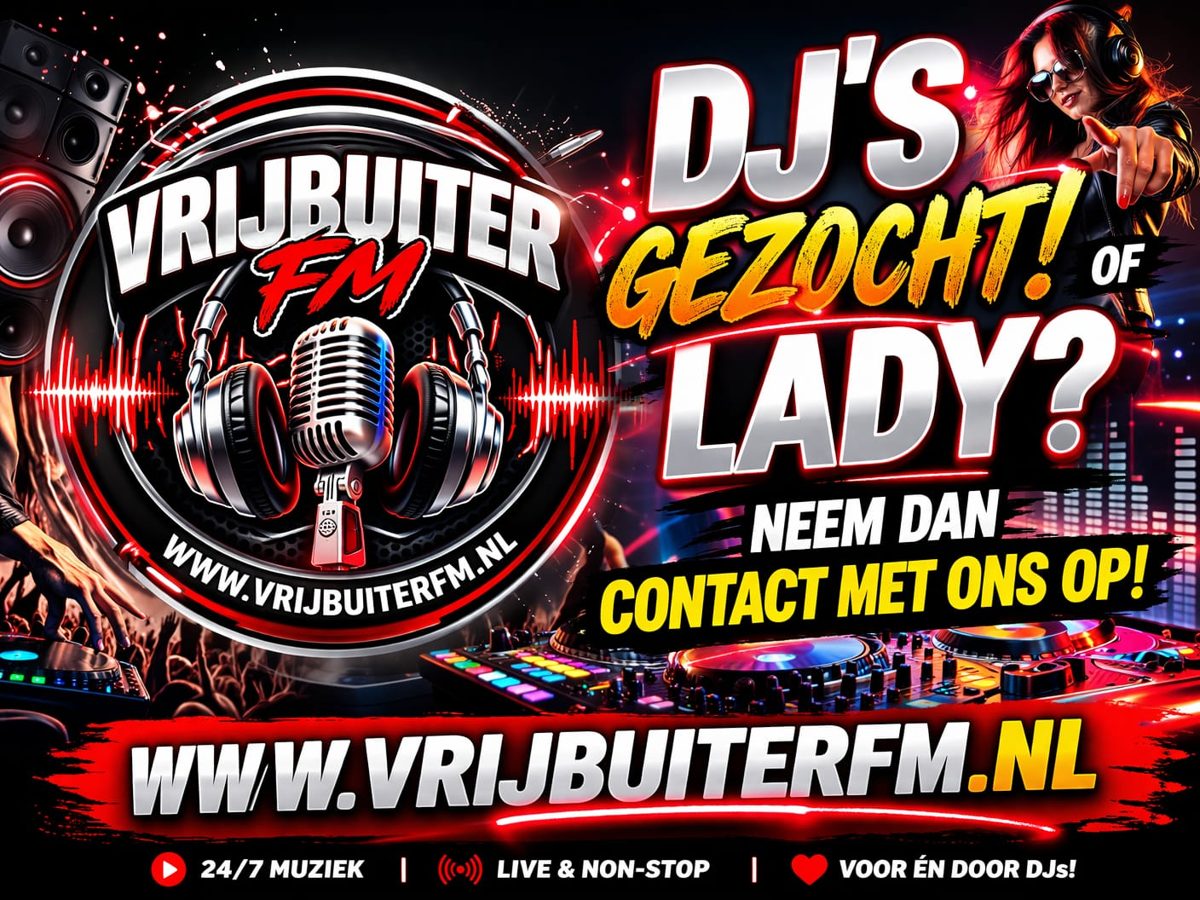 DJ's gezocht bij VrijbuiterFM