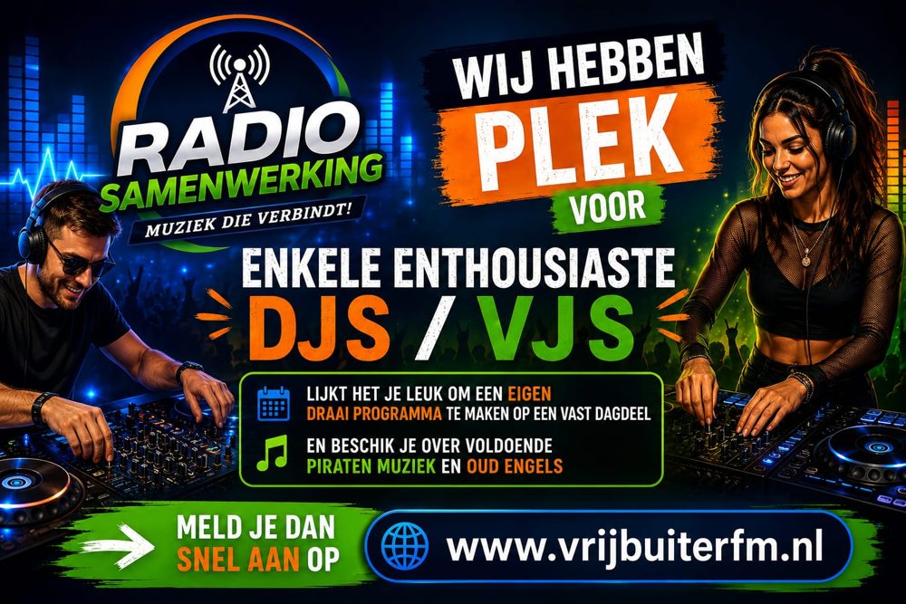 Radio samenwerking: DJ's en VJ's gezocht